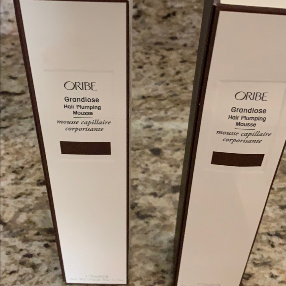 2 bottles Oribe Grandiose Hair Plumping Mousse NIB